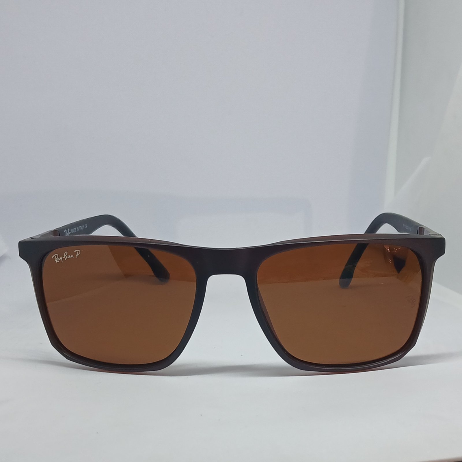 Ray Ban Brown Men's Wear Square Frame Polaroid